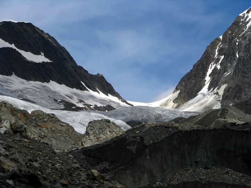 Langgletscher gletschertor